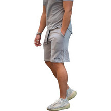 Bodymax Ανδρική Βερμούδα Υφασμάτινη Γκρι S7000