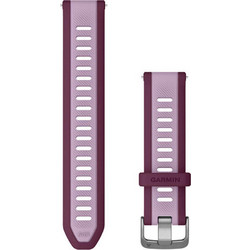 Garmin Quick Release 20mm Λουράκι Σιλικόνης Berry / Lilac