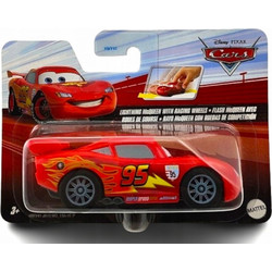 Mattel Disney Pixar Cars Lightning McQueen with Racing Wheels
