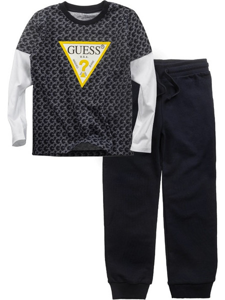 Guess Παιδικό Σετ Φόρμας Navy Μπλε N4YG01K8HM3-P7PV