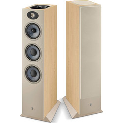 Focal Theva N3-D Ζεύγος Ηχείων Hi-Fi Δαπέδου 250W 3 Δρόμων Light Wood