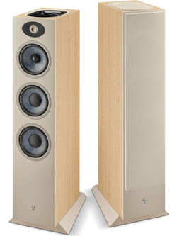 Focal Theva N3-D Ζεύγος Ηχείων Hi-Fi Δαπέδου 250W 3 Δρόμων Light Wood
