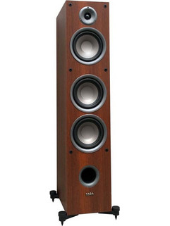 Taga Harmony TAV-607F Ζεύγος Ηχείων Hi-Fi Δαπέδου 120W 3 Δρόμων Walnut
