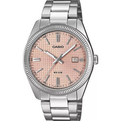 Casio Ανδρικό Ρολόι με Ασημί Μεταλλικό Μπρασελέ MTP-1302PE-4AVEF