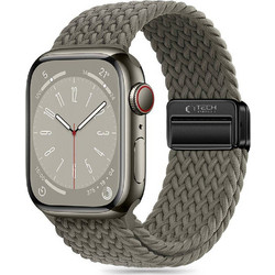 Tech-Protect Nylon Mag Λουράκι Υφασμάτινο Olive Green (Apple Watch 42 / 44 / 45 / 49mm)