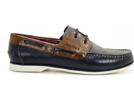 Daniel Hechter Ανδρικά Μοκασίνια Boat Shoes Δερμάτινα Μαύρα 811-A3R01