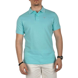 Barbour Ανδρική Μπλούζα Polo Κοντομάνικη Γαλάζια MML0358-AQ12