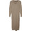 Vero Moda Midi Καθημερινό Φόρεμα Μεταξωτό Μπεζ 10311413-MELANGE