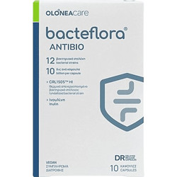 Olonea Bacteflora Antibio Προβιοτικά & Πρεβιοτικά 10 Κάψουλες
