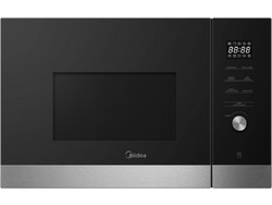 Midea MBMTG925E-X Εντοιχιζόμενος Φούρνος Μικροκυμάτων με Grill 25lt Μαύρος