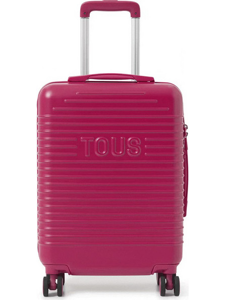 Tous Travel 2002129225 Βαλίτσα Καμπίνας 51.5x41x23.5cm με 4 Ρόδες Φούξια