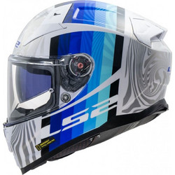 LS2 FF811 Vector II Freedom White Blue Silver Κράνος Μηχανής Full Face 1500gr