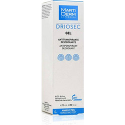 MartiDerm Driosec Αποσμητικό Ποδιών Gel 48h 75ml