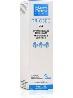 MartiDerm Driosec Αποσμητικό Ποδιών Gel 48h 75ml