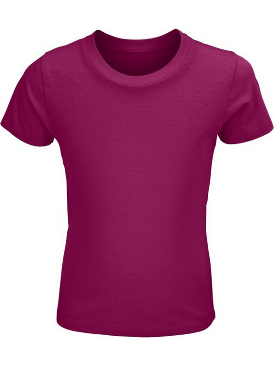 P-Line Παιδικό T-Shirt Κοντομάνικο Μπορντό KTG001