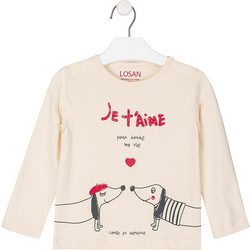 Losan Παιδικό T-Shirt Μακρυμάνικο Μπεζ 226-1008AL