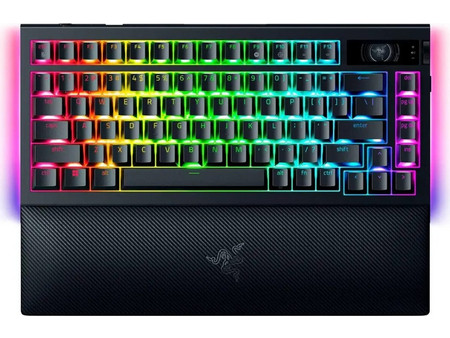 Razer Blackwidow V4 Pro Ασύρματο Μηχανικό Gaming Πληκτρολόγιο TenKeyLess με Razer Orange Διακόπτες RGB Black