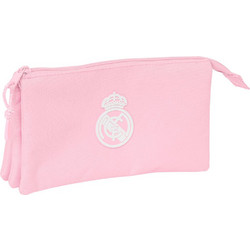 Safta Real Madrid C.F. Κασετίνα με 3 Θήκες Ροζ 842467744
