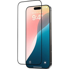 Devia Full Face Entire View Tempered Glass Black (Apple iPhone 16 Plus)