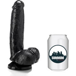Summum El Barto Ρεαλιστικό Dildo με Βεντούζα & Όρχεις 17cm Μαύρο