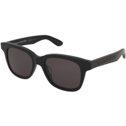 Alexander McQueen AM0382S 005 Γυναικεία Γυαλιά Ηλίου Τετράγωνα Κοκάλινα Μαύρα με Μαύρο Φακό
