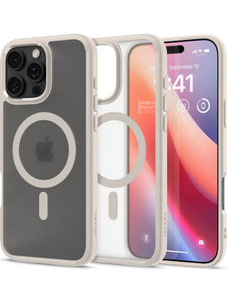 Spigen Ultra Hybrid MagFit Back Cover Frost Natural Titanium (iPhone 16 Pro Max)