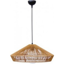 Heronia Lighting Sunny/50 Κρεμαστό Φωτιστικό Οροφής με Σχοινί Μονόφωτο E27 31-1380