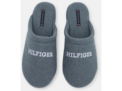 Tommy Hilfiger Χειμερινές Ανδρικές Παντόφλες Γκρι FM0FM04767-DW5