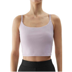 4F Γυναικείο Αθλητικό Crop Top Nude 4FWSS24TFTSF711-52S