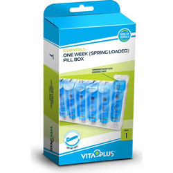 VitaPlus One Week Εβδομαδιαία Θήκη Χαπιών 28 Θέσεων Μπλε