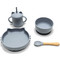 Lorelli Βρεφικό Σετ Φαγητού Σιλικόνης Grey 4τμχ Lorelli Βρεφικό Σετ Φαγητού Σιλικόνης Grey 4τμχ