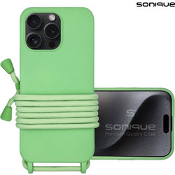 Sonique Carryhang Back Cover Light Green (iPhone 15 Pro Max)