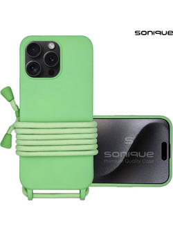 Sonique Carryhang Back Cover Light Green (iPhone 15 Pro Max)