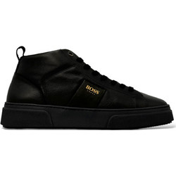 Boss Shoes Ανδρικά Sneakers Μποτάκια Μαύρα AZ520