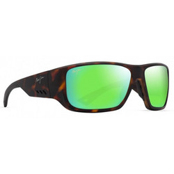 Maui Jim GM663-10 Ανδρικά Γυαλιά Ηλίου Ορθογώνια Μαύρα με Πράσινο Φακό