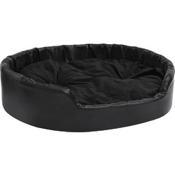 vidaXL Καναπές Κρεβάτι Σκύλου Μαύρος 99x89cm 171264