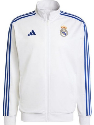 Adidas Ανδρική Ζακέτα Φούτερ με Φερμουάρ Λευκή IT3804