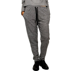 Minimum Ψηλόμεσο Υφασμάτινο Γυναικείο Παντελόνι Jogger Relaxed Εφαρμογή Ανθρακί 131450144