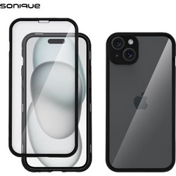 Sonique 360 Full Protector Cover Black (iPhone 15 Plus)