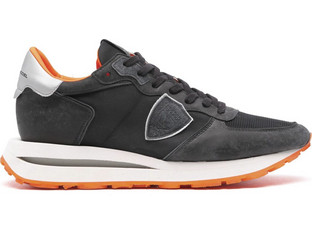 Philippe Model TRPX Haute Ανδρικά Sneakers Μαύρα TKLUWNV4-NOIRORANGE
