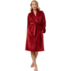 Aruelle Holly Γυναικεία Ρόμπα Χειμωνιάτικη Fleece Κόκκινη
