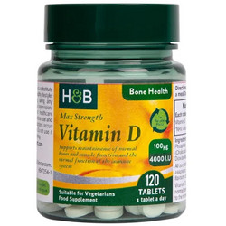 Holland & Barrett Vitamin D 4000iu 120 Ταμπλέτες