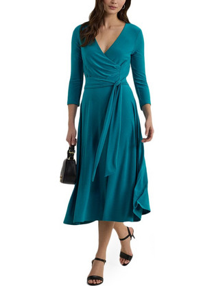 Lauren Ralph Lauren Midi Φόρεμα για Γάμο / Βάπτιση Κρουαζέ Βεραμάν 250769904037-400