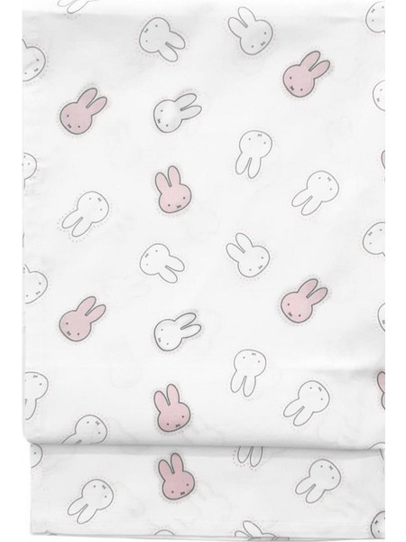 Miffy Des 52-1 Πάνα Αγκαλιάς από Μουσελίνα Ροζ 80x80cm