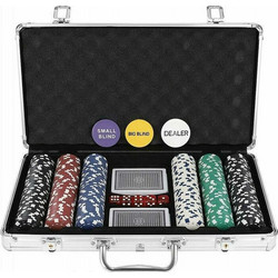 Σετ 300 Μάρκες Poker σε Βαλίτσα με 2 Τράπουλες 230953