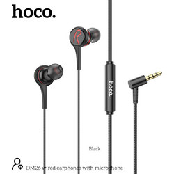 Hoco DM26 Handsfree In-Ear 3.5mm Black