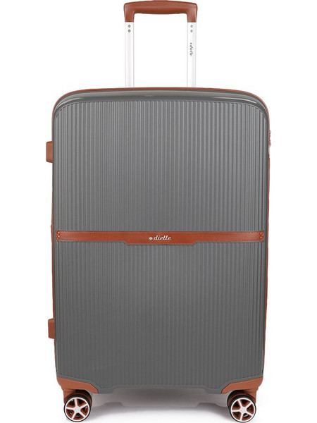 Dielle 190/60 Βαλίτσα Μεσαία 66x44x28cm με 4 Ρόδες Ανθρακί