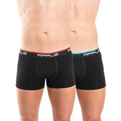 Apple Boxer Ανδρικά Μποξεράκια Σετ 2Pack Μαύρα 0112934