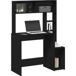 vidaXL Γραφείο Ξύλινο με Βιβλιοθήκη 100x45x140cm 860437