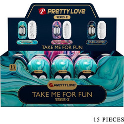 Pretty Love Venus Silicone Male Pocket Sleeve Αυνανιστήρι 15τμχ
